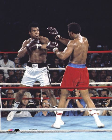 Muhammad Ali Vs George Foreman 11x14 Photograph