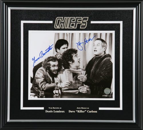 Yvon Barrette as Denis Lemieux & Jerry Houser as 'Dave Killer' Carlson Dual Signed 8x10 Photo