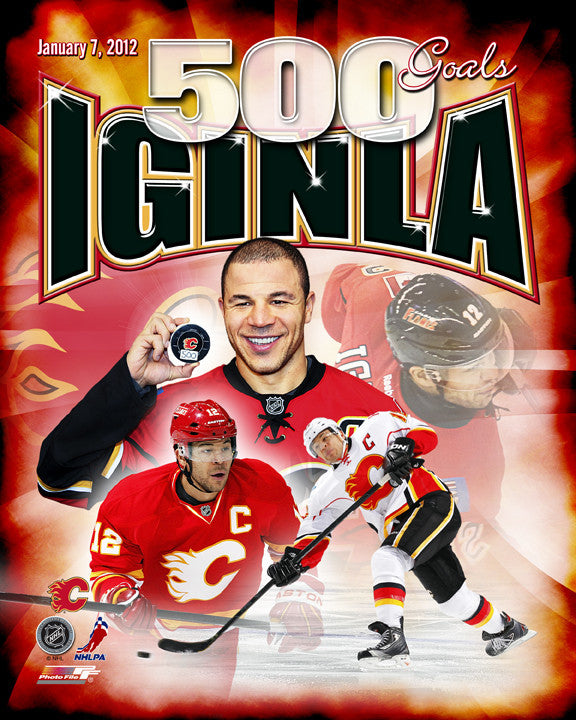 Jarome Iginla Calgary Flames 11x14 Photograph