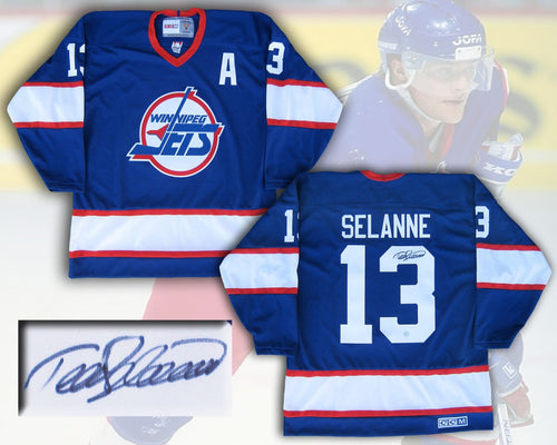 Teemu Selanne Winnipeg Jets Vintage Jersey - Size 52