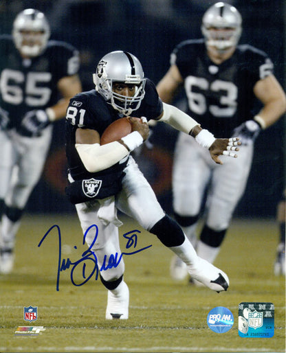 Tim Brown Oakland Raiders Autographed 8x10 Photo
