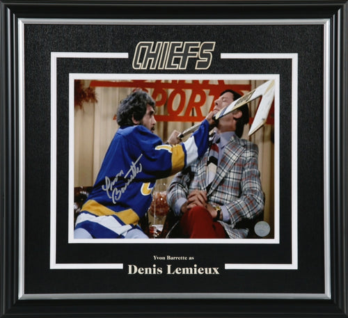 Yvon Barrette as Denis Lemieux - High Stick - Signed 8x10 Photo