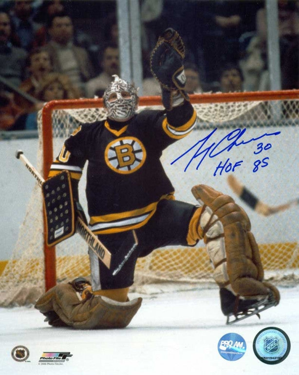 Gerry Cheevers Boston Bruins Autographed 8x10 Photo