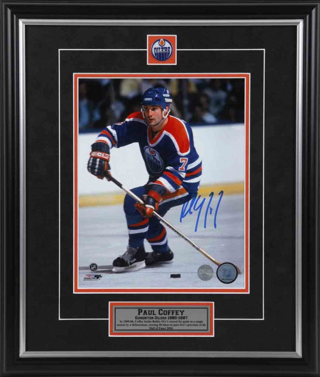 Paul Coffey Edmonton Oilers Autographed 8x10 Photo