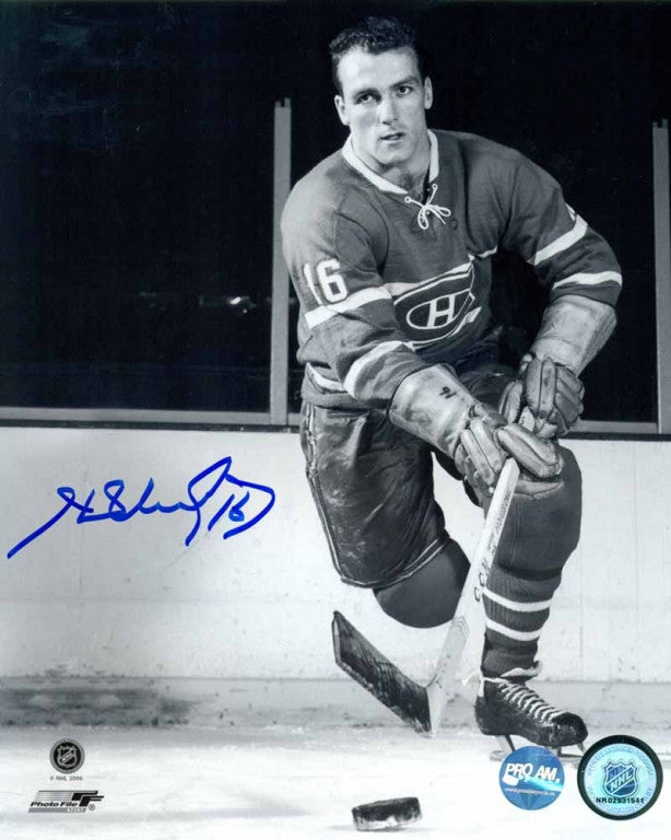 Henri Richard Montreal Canadiens Autographed 8x10 Photo