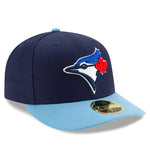 Toronto Blue Jays ON-FIELD Navy/Powder Blue New Era Low Profile 59Fifty Cap