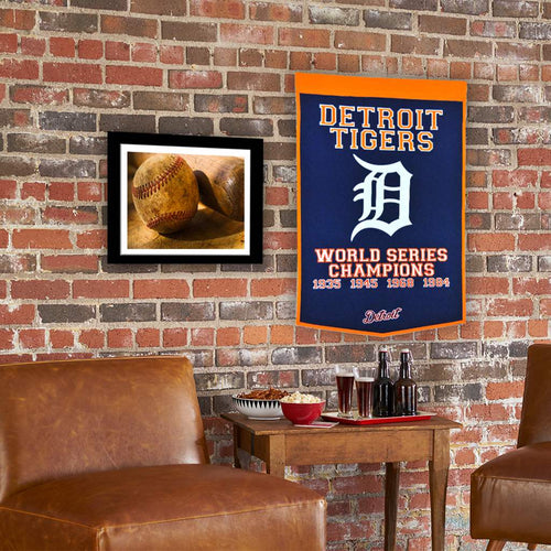 Detroit Tigers Wool Dynasty Banner