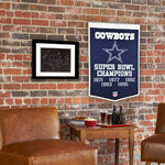 Dallas Cowboys Wool Dynasty Banner
