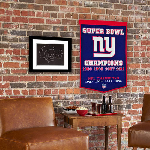 New York Giants Wool Dynasty Banner
