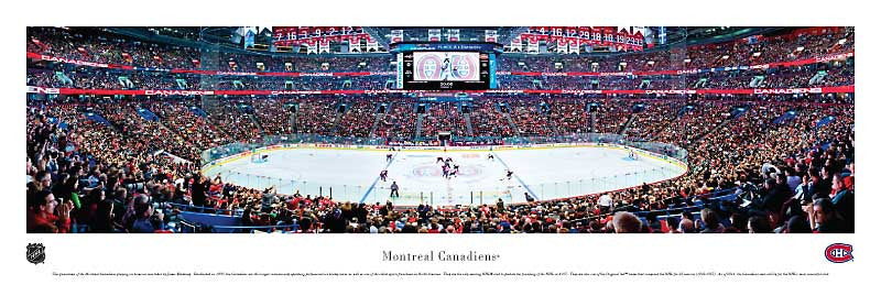 Montreal Canadiens - Bell Centre Panoramic Print