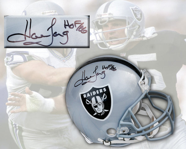 Howie Long Los Angeles Raiders Signed NFL Proline Helmet