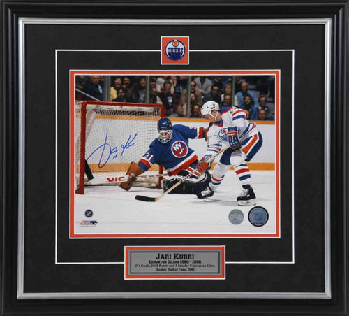 Jari Kurri Edmonton Oilers Autographed 8x10 Photo