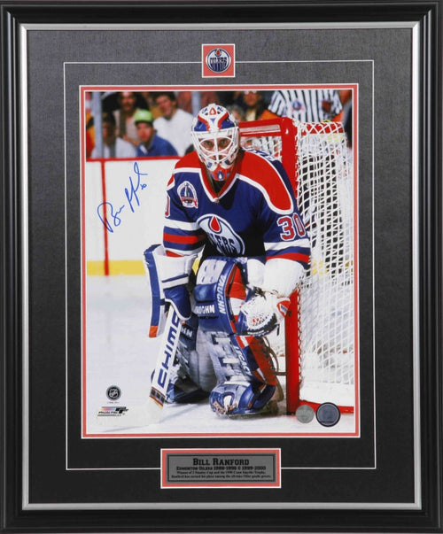 Bill Ranford Edmonton Oilers Signed 11x14 Photo