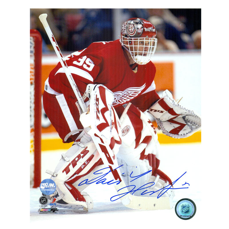 Dominik Hasek Detroit Red Wings Autographed 8x10 Photo