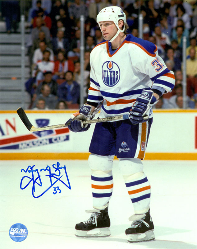 Marty McSorley Edmonton Oilers Autographed 8x10 Photo