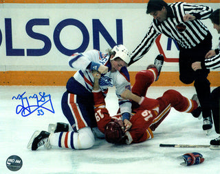 Marty McSorley Edmonton Oilers Autographed 8x10 Photo