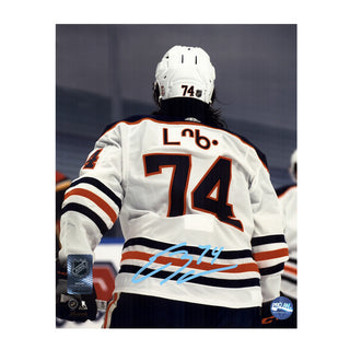 Ethan Bear Edmonton Oilers Autographed "Cree Syllabics" 11x14 Photo