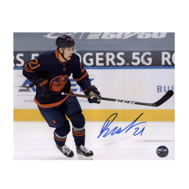 Dominik Kahun Edmonton Oilers Autographed 11x14 Photo