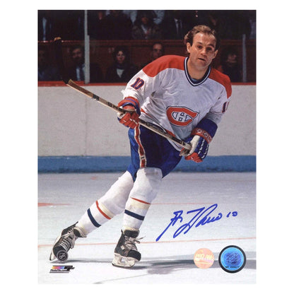 Guy Lafleur Signed 8x10 Photo – Montreal Canadiens "White Action"