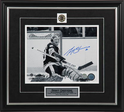 Gerry Cheevers Boston Bruins Autographed 8x10 Photo