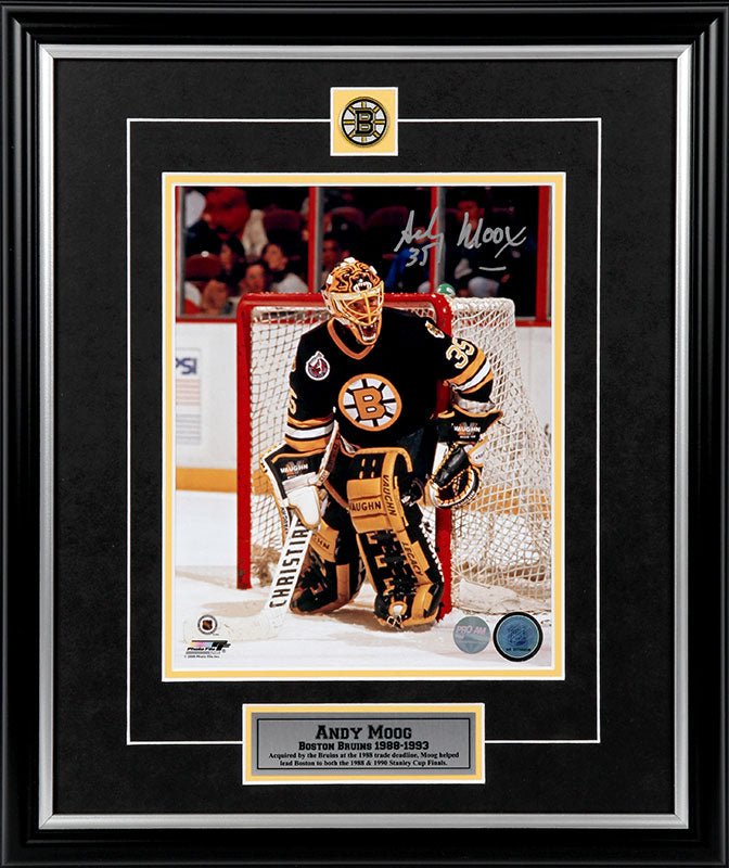 Andy Moog Boston Bruins Autographed 8x10 Photo