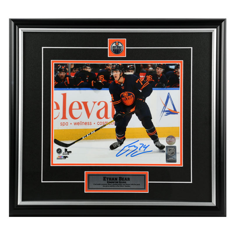 Ethan Bear Edmonton Oilers Autographed 8x10 Photo