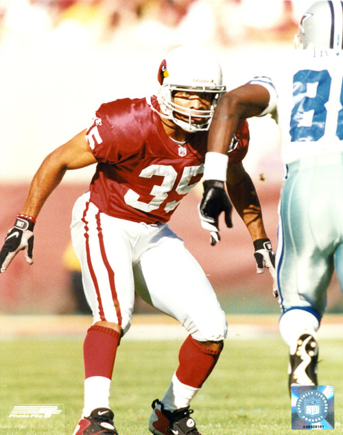 Unsigned photo of Aeneas Williams of the Arizona Cardinals during an NFL football game