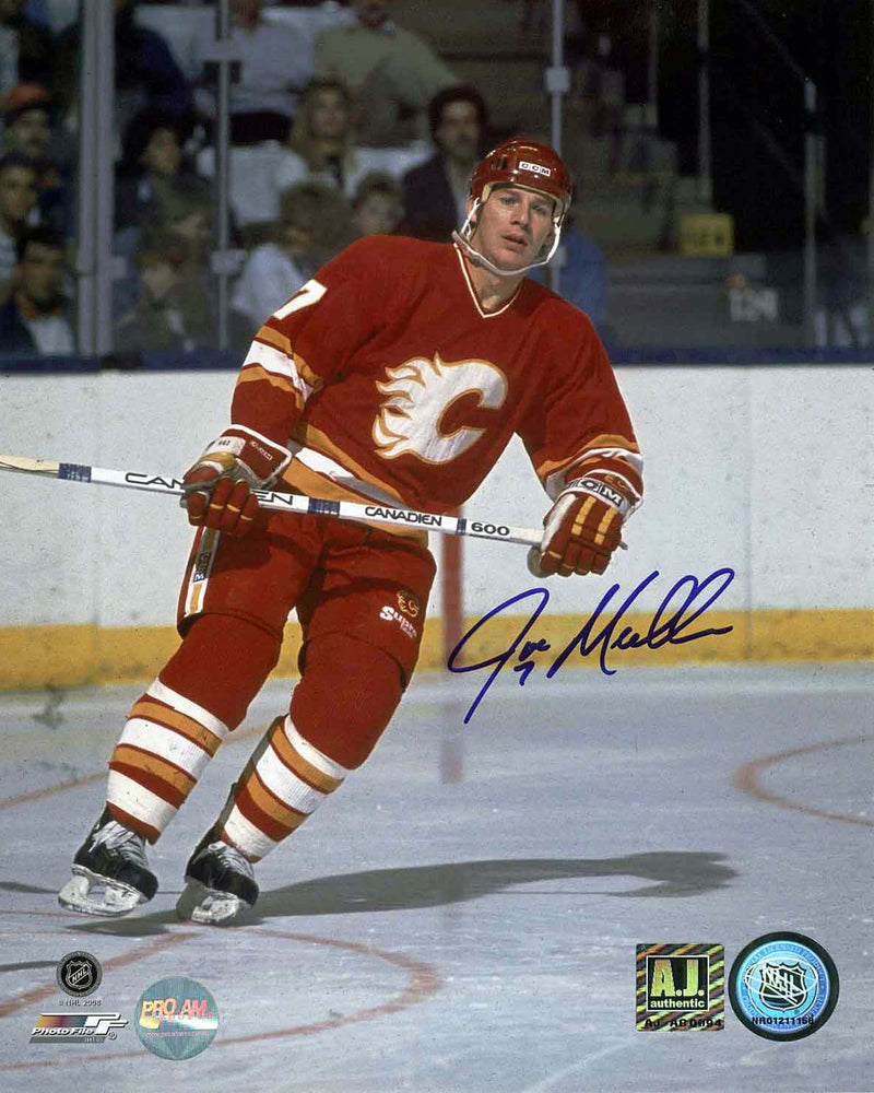 Joe Mullen Calgary Flames Autographed 8x10 Photo