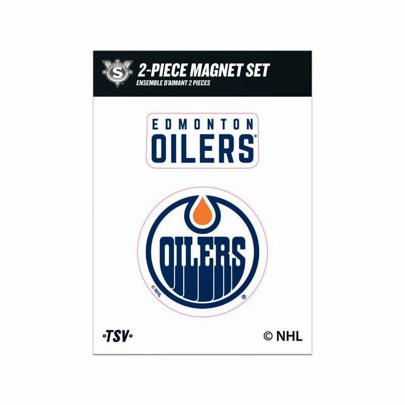 Edmonton Oilers 2pc Magnet Set