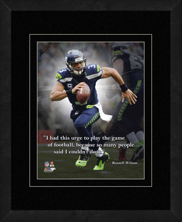 Russell Wilson Seattle Seahawks Framed 11x14 Pro Quote