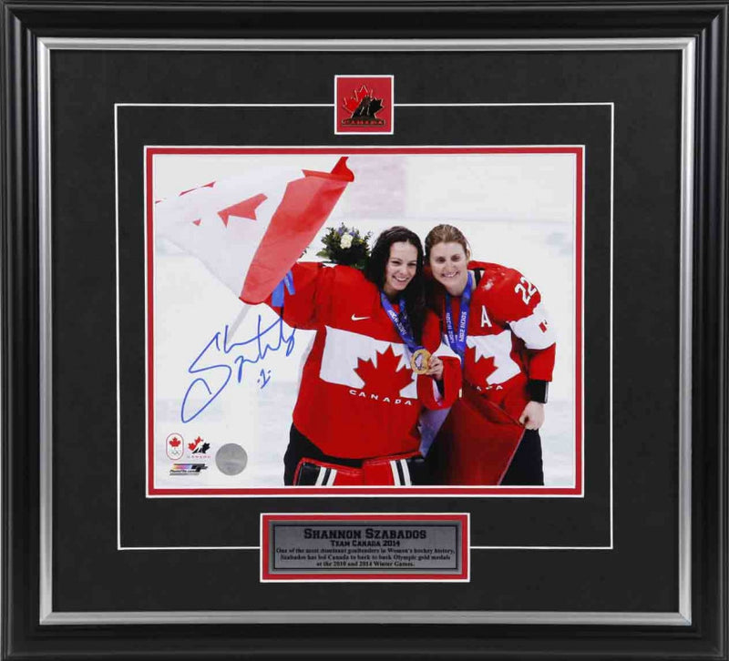 Shannon Szabados Team Canada Autographed 8x10 Photo