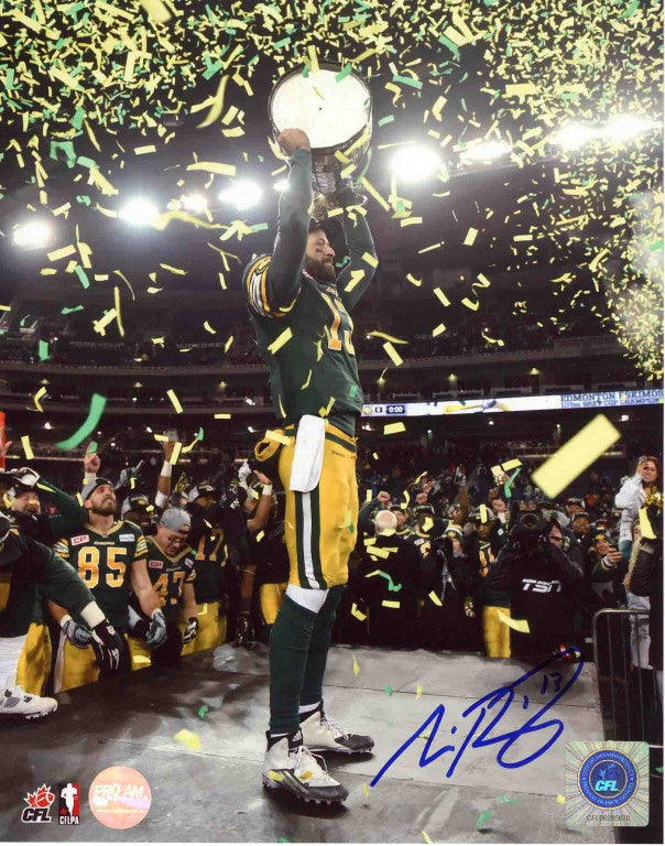 Mike Reilly Edmonton Eskimos Autographed 8x10 Photo