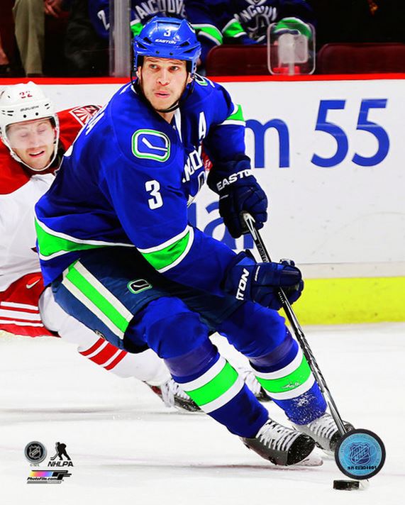 Kevin Bieksa Vancouver Canucks 11x14 Photograph