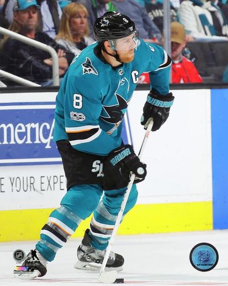 Joe Pavelski San Jose Sharks 8x10 Photograph