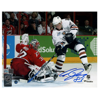 Ales Hemsky Signed Edmonton Oilers - Stanley Cup Finals Goal - 11x14 Photo
