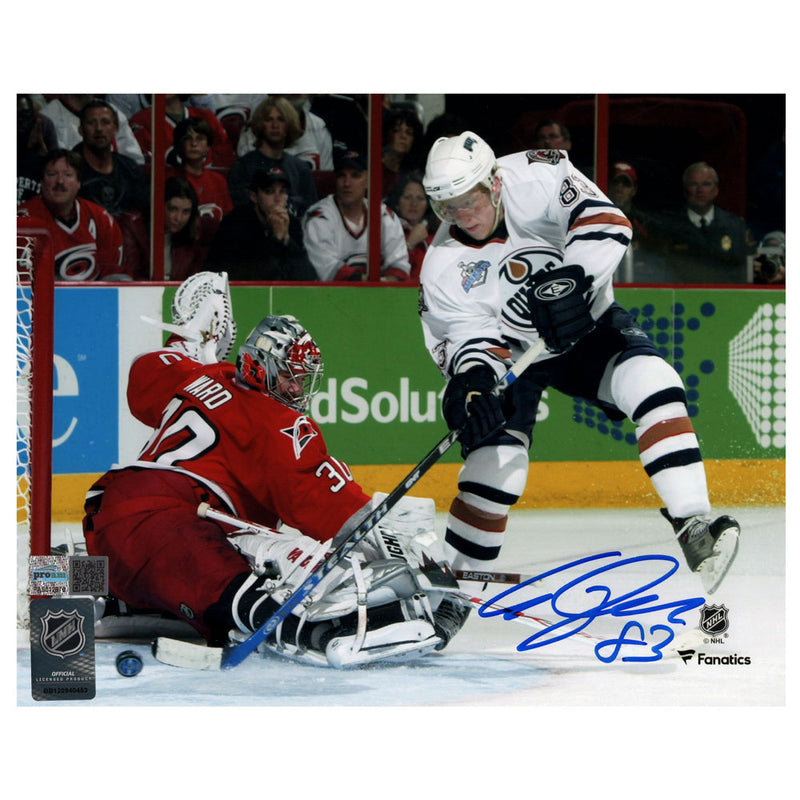 Ales Hemsky Signed Edmonton Oilers - Stanley Cup Finals Goal - 11x14 Photo