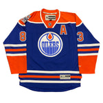 Ales Hemsky Edmonton Oilers Signed Blue Reebok Replica Jersey w/30th Anniversary Patch