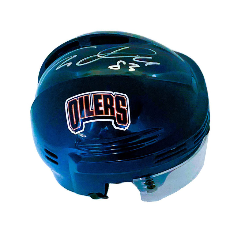 Ales Hemsky Signed Edmonton Oilers Navy Retro Mini Helmet