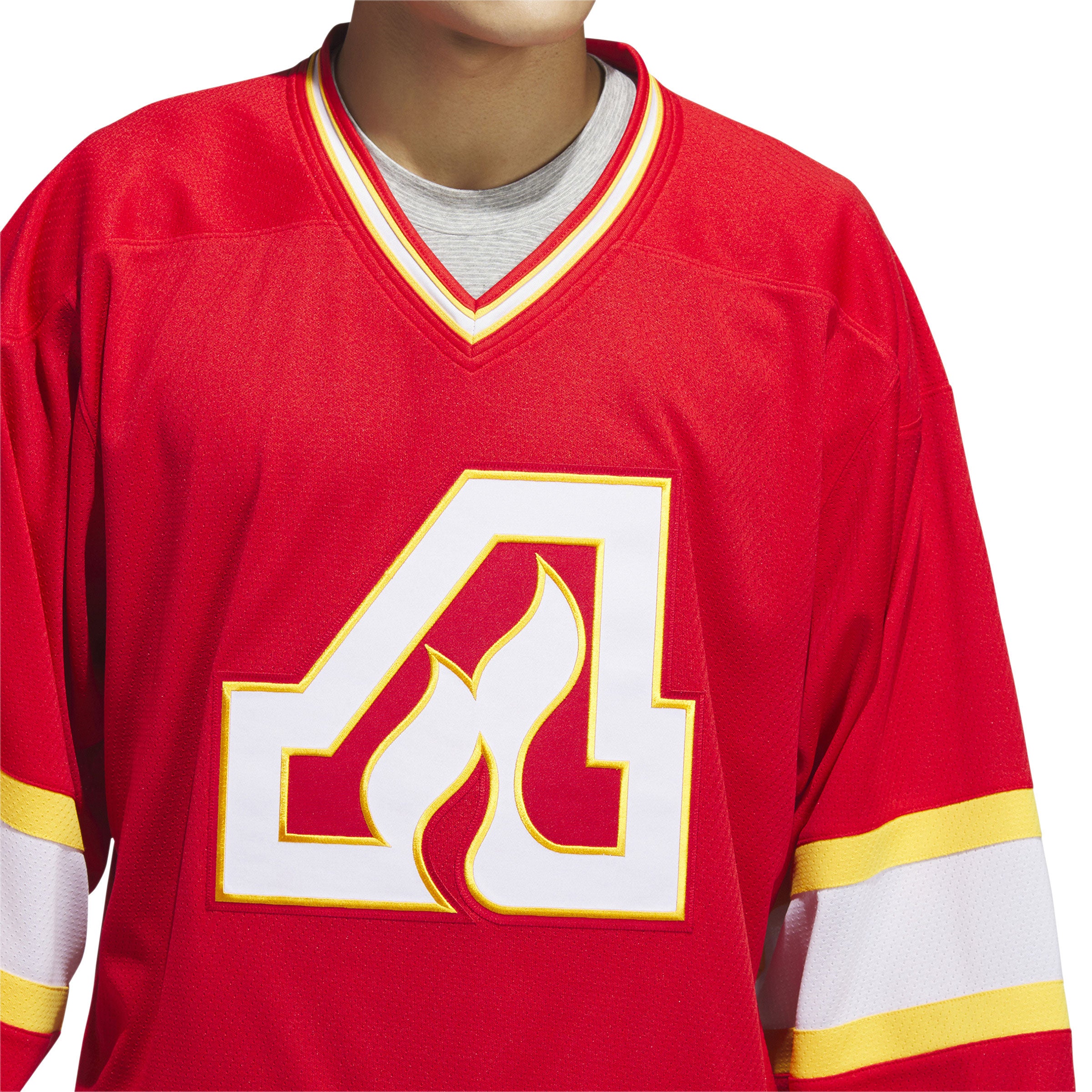 Men's Adidas Red Atlanta Flames Team Classic Jersey