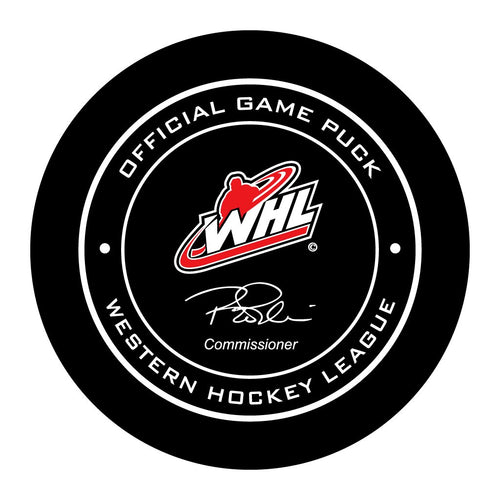 Red Deer Rebels Official WHL Game Puck