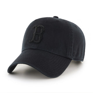 Boston Red Sox Black on Black '47 Clean Up Cap