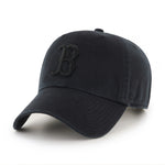 Boston Red Sox Black on Black '47 Clean Up Cap