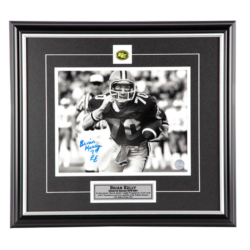 Brian Kelly Edmonton Eskimos Autographed 8x10 Photo