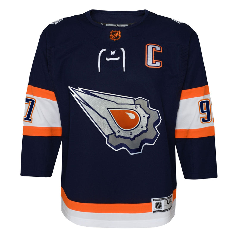 Connor McDavid Edmonton Oilers Toddler Reverse Retro Replica Jersey