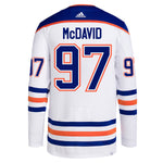 Connor McDavid Edmonton Oilers NHL Authentic Pro Road Jersey with On Ice Cresting