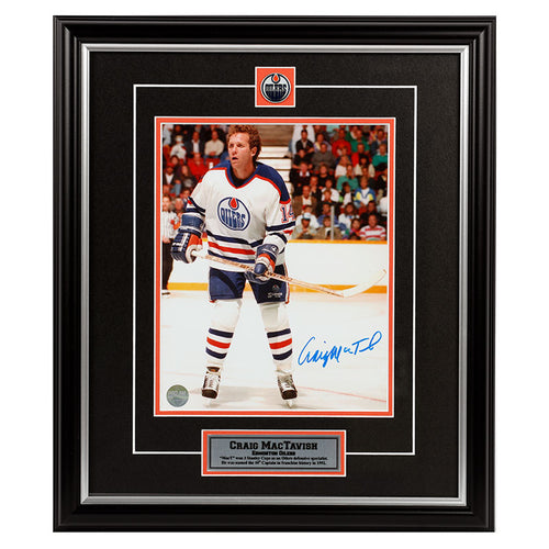 Craig MacTavish Edmonton Oilers Autographed 8x10 Photo