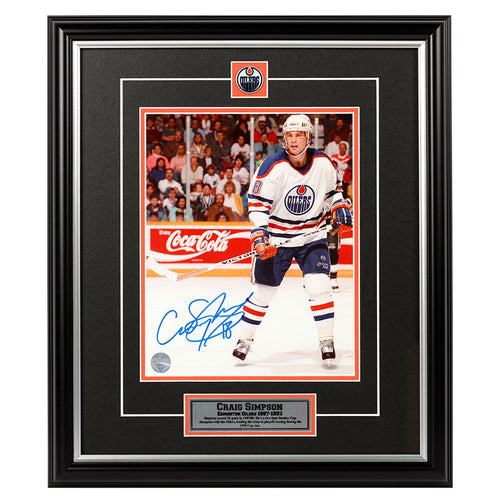 Craig Simpson Edmonton Oilers Autographed 8x10 Photo