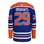 Leon Draisaitl Edmonton Oilers NHL Authentic Pro Home Jersey with On Ice Cresting