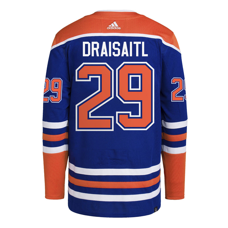 Leon Draisaitl Edmonton Oilers NHL Authentic Pro Home Jersey with On Ice Cresting