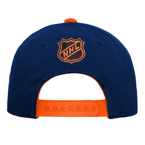 Edmonton Oilers Kids Reverse Retro Structured Snapback Hat
